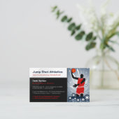 Basketballtrainer | Sport Trainer Visitenkarte (Stehend Vorderseite)