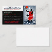 Basketballtrainer | Sport Trainer Visitenkarte (Vorne/Hinten)