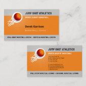Basketballtrainer | Sport Trainer Visitenkarte (Vorne/Hinten)