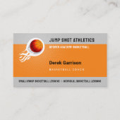 Basketballtrainer | Sport Trainer Visitenkarte (Vorderseite)