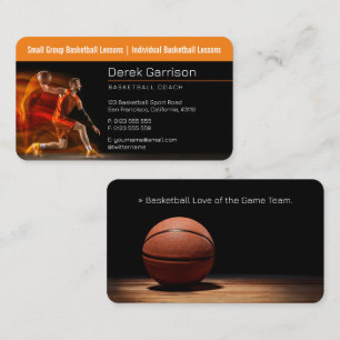 Basketballtrainer Sport Trainer Visitenkarte