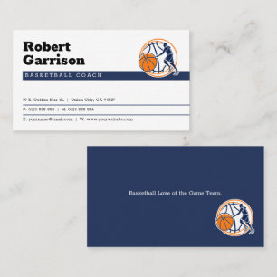 Basketballtrainer   Sport Visitenkarte