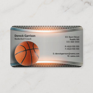 Basketballtrainer   Sport Visitenkarte