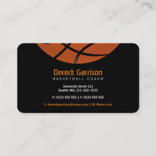 Basketballtrainer  Sport Visitenkarte