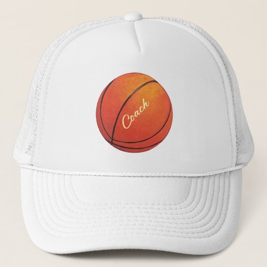 Basketballtrainer Truckerkappe (Vorderseite)