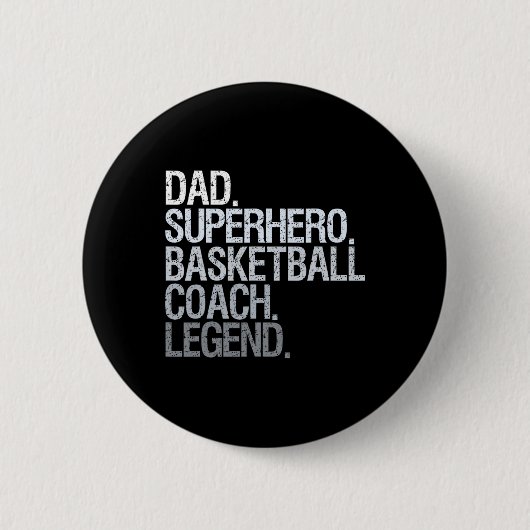 Basketballtrainer Vater 1 Button (Vorderseite)
