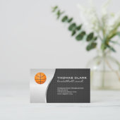 Basketballtrainer Visitenkarte (Stehend Vorderseite)