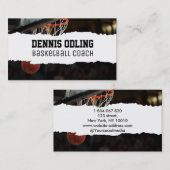 Basketballtrainer Visitenkarte (Vorne/Hinten)