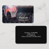 Basketballtrainer Visitenkarte (Vorne/Hinten)