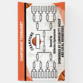 Basketballturnier-Brackets Banner (Vertikal)