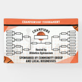 Basketballturnier-Brackets Banner (Horizontal)