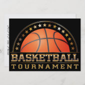 Basketballturnier Einladung (Vorne/Hinten)