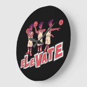 Basketballuhr erhöhen große wanduhr (Winkel)