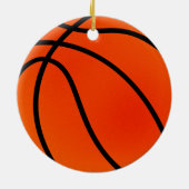 Basketballverzierung Keramik Ornament (Hinten)