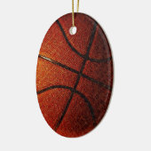 Basketballverzierung Keramikornament (Links)