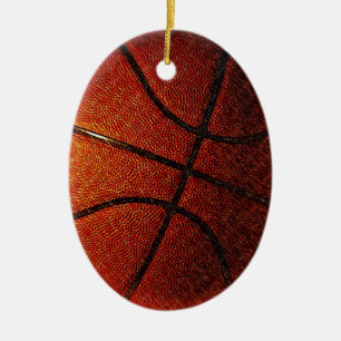 Basketballverzierung Keramikornament