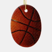 Basketballverzierung Keramikornament (Hinten)
