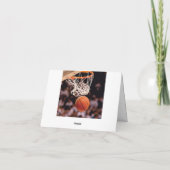 Basketballwertung Dankeskarte (Rückseite)