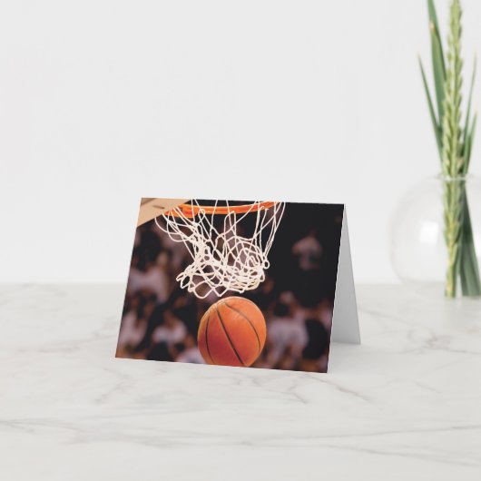 Basketballwertung Dankeskarte (Vorderseite)