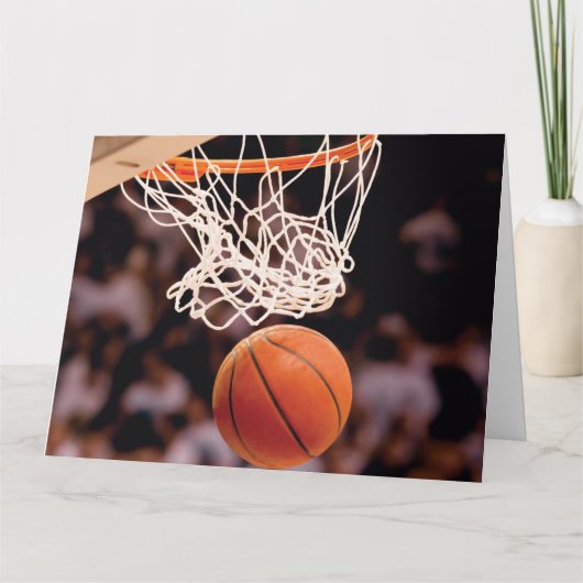 Basketballwertung Dankeskarte (Vorderseite)