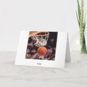 Basketballwertung Dankeskarte (Rückseite)