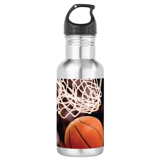 Basketballwertung Edelstahlflasche (Vorderseite)