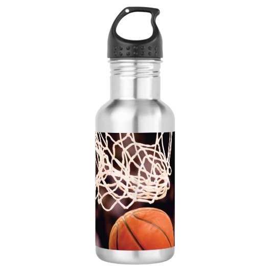 Basketballwertung Edelstahlflasche (Vorderseite)