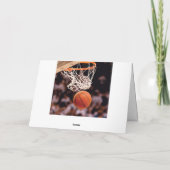 Basketballwertung Feiertagskarte (Rückseite)