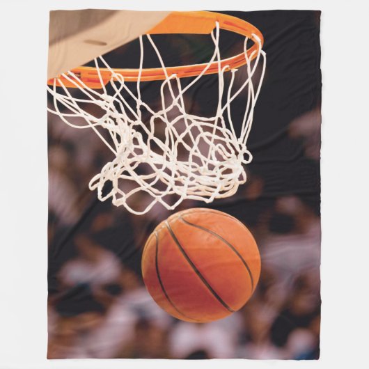 Basketballwertung Fleecedecke (Vorderseite)