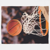 Basketballwertung Fleecedecke (Vorderseite (Horizontal))