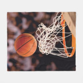 Basketballwertung Fleecedecke (Vorderseite (Horizontal))