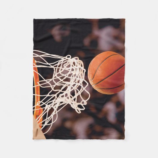 Basketballwertung Fleecedecke (Vorderseite)