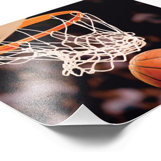 Basketballwertung Fotodruck (Ecke)