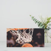 Basketballwertung Karte (Stehend Vorderseite)