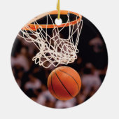 Basketballwertung Keramik Ornament (Hinten)