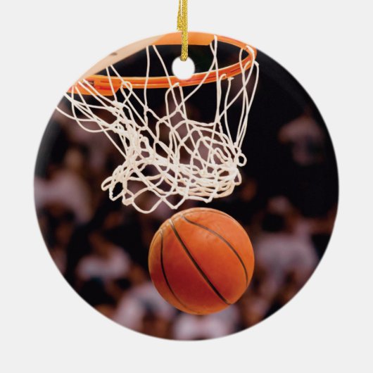 Basketballwertung Keramik Ornament (Hinten)