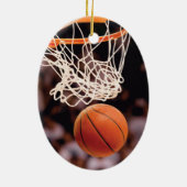 Basketballwertung Keramik Ornament (Hinten)