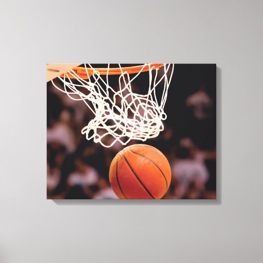 Basketballwertung Leinwanddruck (Vorderseite)