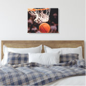 Basketballwertung Leinwanddruck (Insitu (Schlafzimmer))