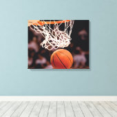 Basketballwertung Leinwanddruck (Insitu (Holzboden))