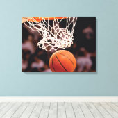 Basketballwertung Leinwanddruck (Insitu (Holzboden))