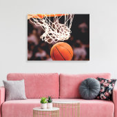 Basketballwertung Leinwanddruck (Insitu (Wohnzimmer))