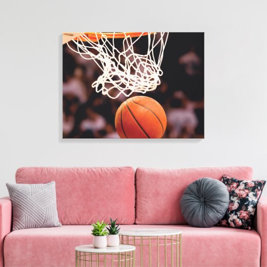 Basketballwertung Leinwanddruck (Insitu (Wohnzimmer))