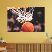 Basketballwertung Leinwanddruck (Insitu (Wohnzimmer))