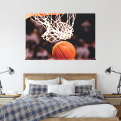 Basketballwertung Leinwanddruck (Insitu (Schlafzimmer))