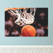 Basketballwertung Leinwanddruck (Insitu (Holzboden))