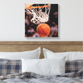 Basketballwertung Leinwanddruck (Insitu (Schlafzimmer))