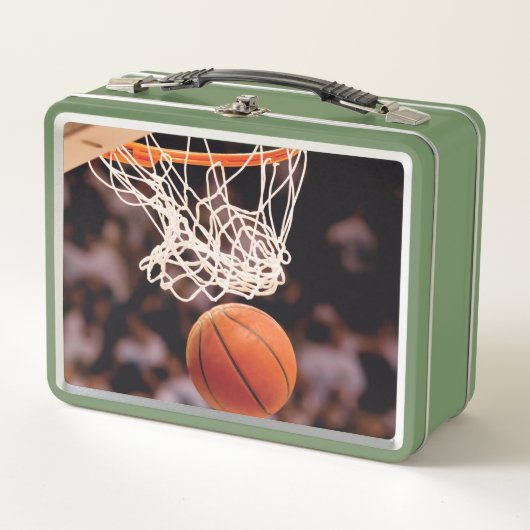 Basketballwertung Metall Brotdose (Vorderseite)