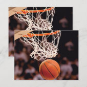 Basketballwertung Mitteilungskarte (Vorne/Hinten)