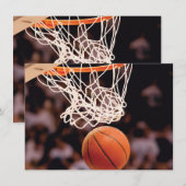 Basketballwertung Mitteilungskarte (Vorne/Hinten)